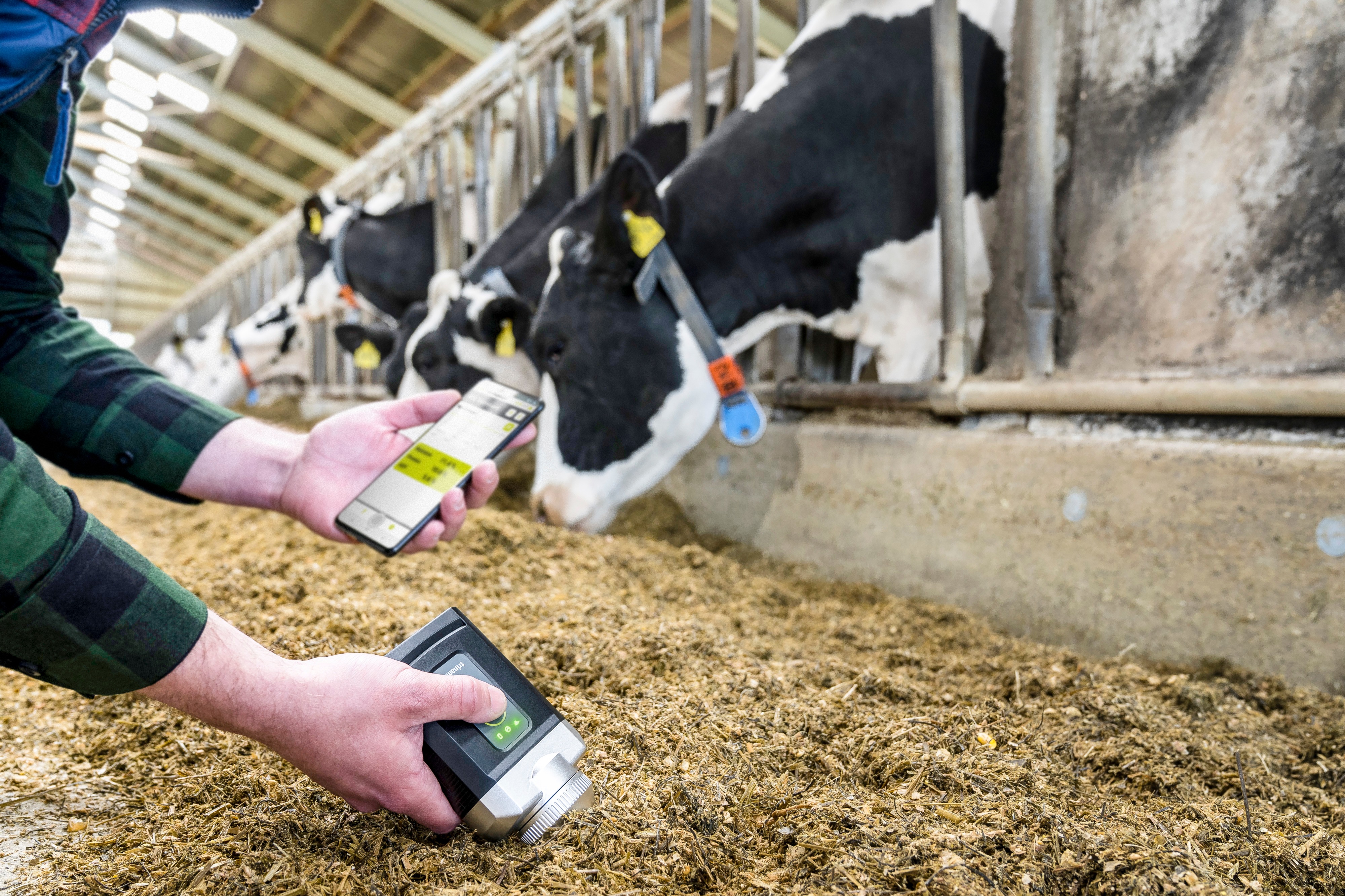 trinamiX NIR Spectroscopy Mobile NIR spectroscopy solution: On the spot feed analysis